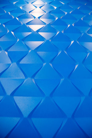 Plastic decorative 3D panel insert for the interior of the house. Home renovation decoration elementの写真素材