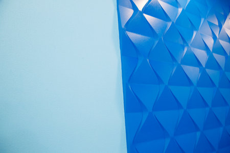Plastic decorative 3D panel insert for the interior of the house. Home renovation decoration elementの写真素材