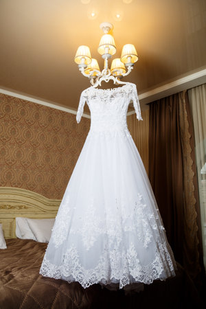 Beautiful dress for the brideの写真素材