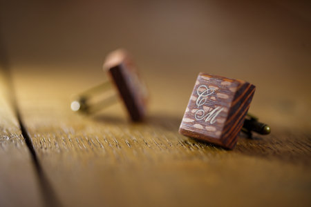 groom's accessories on the wedding day