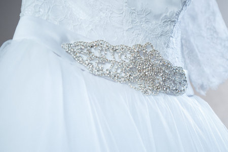 Beautiful dress for the brideの写真素材