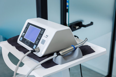 Professional modern tool for the treatment of dental diseases. Dental office equipment