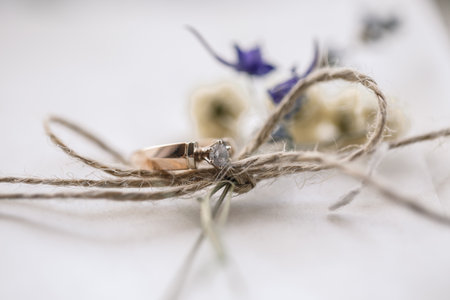 Accessories details for the bride. wedding details for womenの写真素材