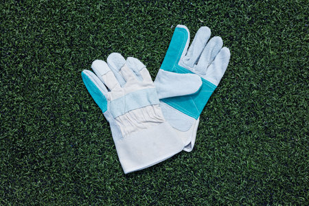 Explore our sports gloves, designed for superior grip and comfort, perfect for outdoor activities and intense training, ensuring you perform your best every timeの写真素材