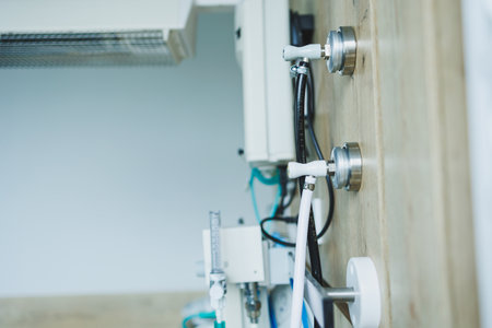 Discover a wide range of advanced medical equipment in a modern healthcare setting, emphasizing the importance of cuttingedge technology and delivering highquality patient careの写真素材