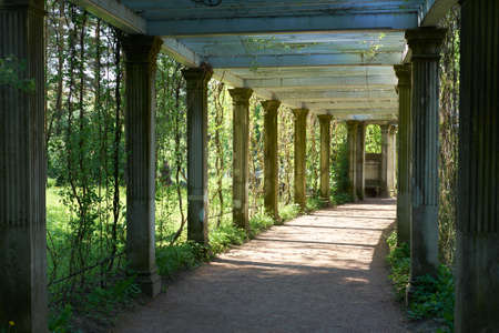 St. Petersburg Catherine Park Colonnadeの写真素材