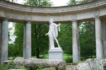 Apollo colonnade in Pavlovsk, St. Petersburgのeditorial素材
