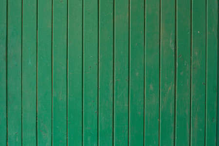 Texture. Green painted wooden boards.の写真素材