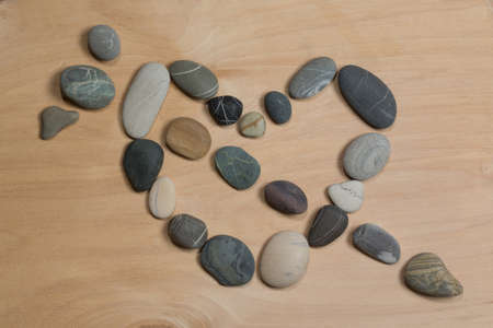 Heart of stones. Symbol.の写真素材