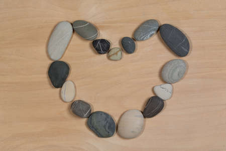 Heart of stones. Symbol.の写真素材