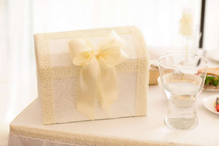 Wedding box for gift and money.の写真素材