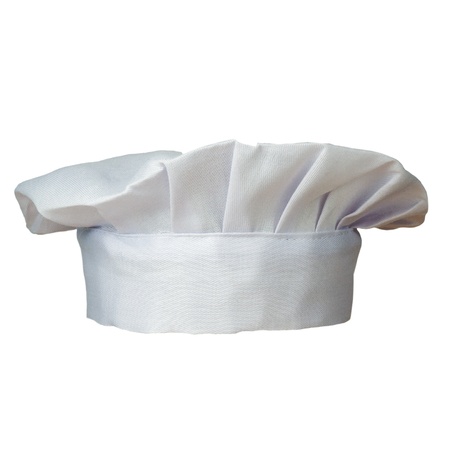 Cook hat isolated on white backgroundの写真素材