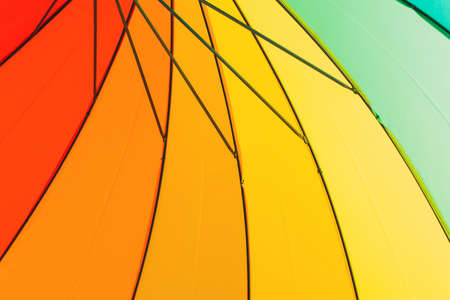 Colorful background  Colorful umbrella close-upの写真素材