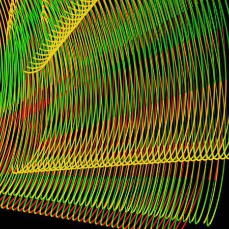 Abstract background made of light painting technique