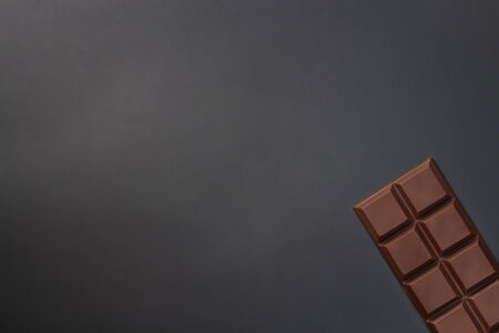 Chocolate bar with copy space. Chocolate backgroundの写真素材