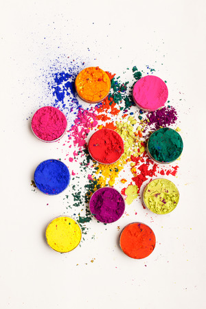 Abstract colorful background - Indian Holi festival coloursの写真素材