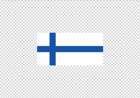 Finland flag national vector illustrationのイラスト素材
