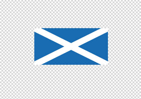 Scotland flag national vector illustrationのイラスト素材