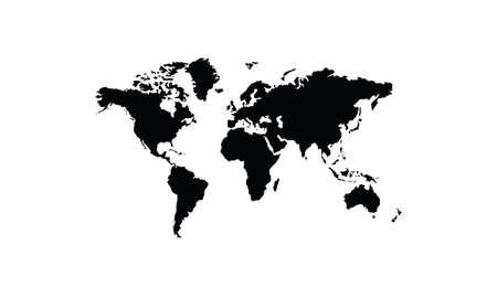 The World map vector illustrationのイラスト素材