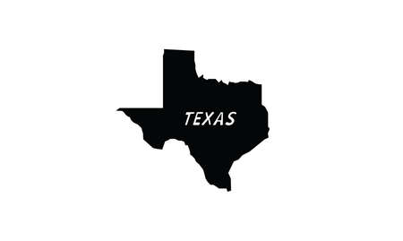 Texas map vector illustrationのイラスト素材