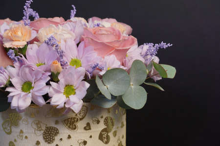 Always beautiful flowers and bouquets. Roses and chrysanthemums. For a great mood.