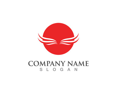 wing logo symbol for a professional designerのイラスト素材