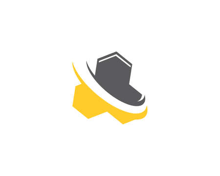 Bee Logo Template vector icon illustration designのイラスト素材