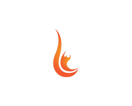 Fire And Flame Logo Symbolsのイラスト素材