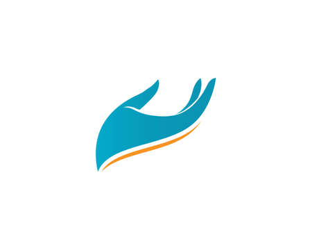Hand care logo vectorのイラスト素材