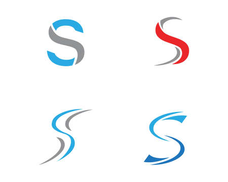 S letter logo symbolのイラスト素材