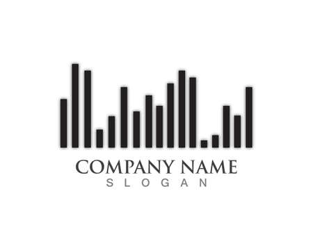 sound wave simbolのイラスト素材