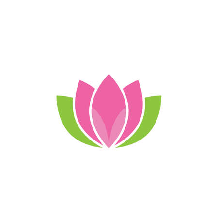 Lotus flower vector logo templateのイラスト素材