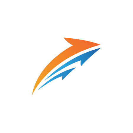 Arrows vector illustration icon Logo Template designのイラスト素材
