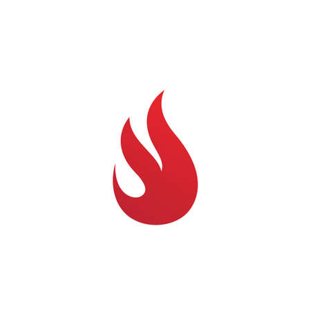 Fire flame vector icon, illustration design iconのイラスト素材
