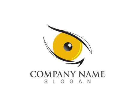 Eagle eye Logo Tomplateのイラスト素材
