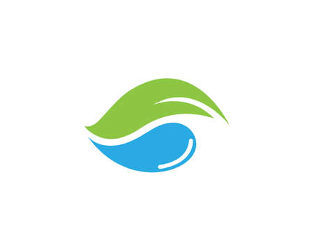 water drop Logo Template vector illustration designのイラスト素材