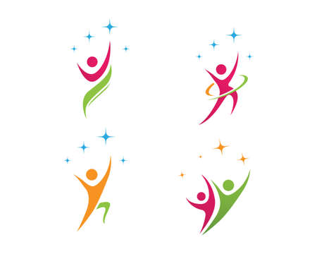 People care Success Logoのイラスト素材