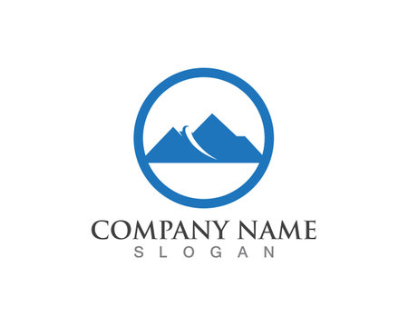 Mountain Logo Business Template Vectorの写真素材