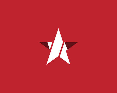 Star Logo Template vector icon illustration designの写真素材