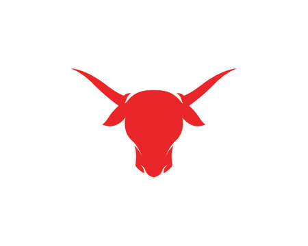 Bull horn logo and symbols template iconsの写真素材