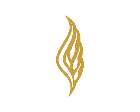 Agriculture wheat Logo Template vector icon designのイラスト素材