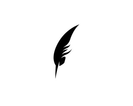 feather logo template vector icon designのイラスト素材