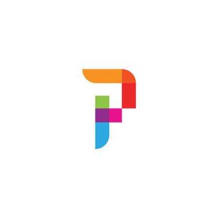 P Letter Logo Business Template Vector iconのイラスト素材