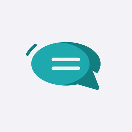 Bubble chat logo design templateのイラスト素材