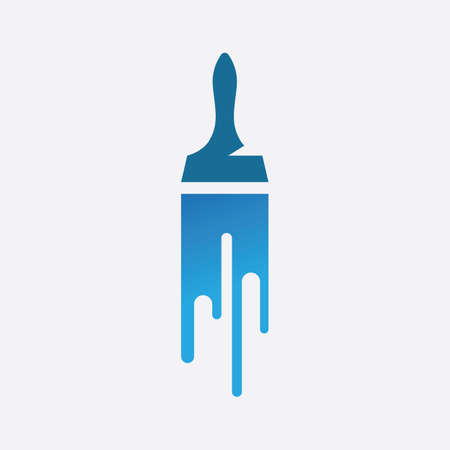 Paint logo business vector iconのイラスト素材