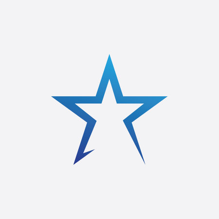 Star icon design template vectorのイラスト素材