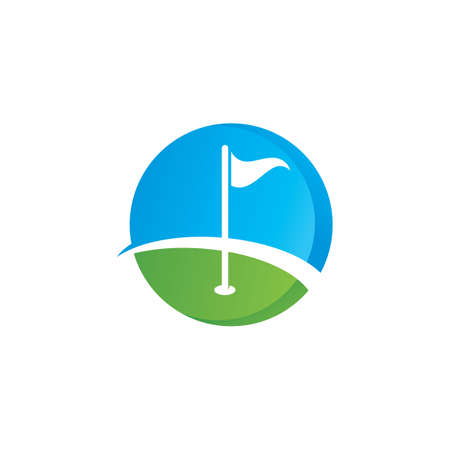 Golf  vector icon stock illustrationのイラスト素材