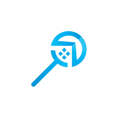 Search  logo vector design  search engine iconのイラスト素材