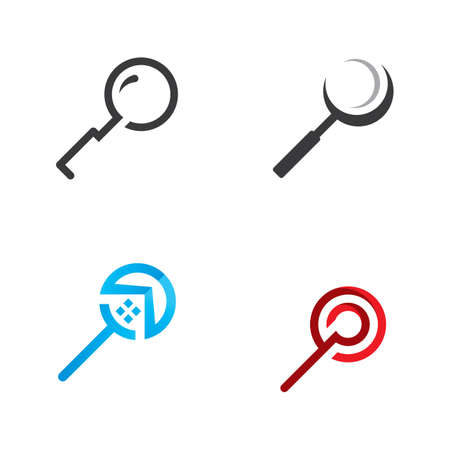 Search  logo vector design  search engine iconのイラスト素材