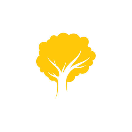 Tree icon logo template vector illustrationのイラスト素材